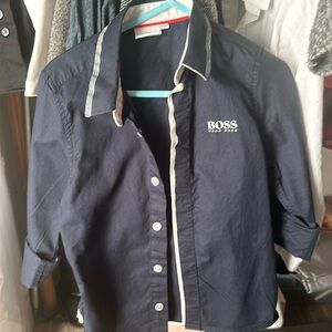 Kids Hugo boss shirt size 4.